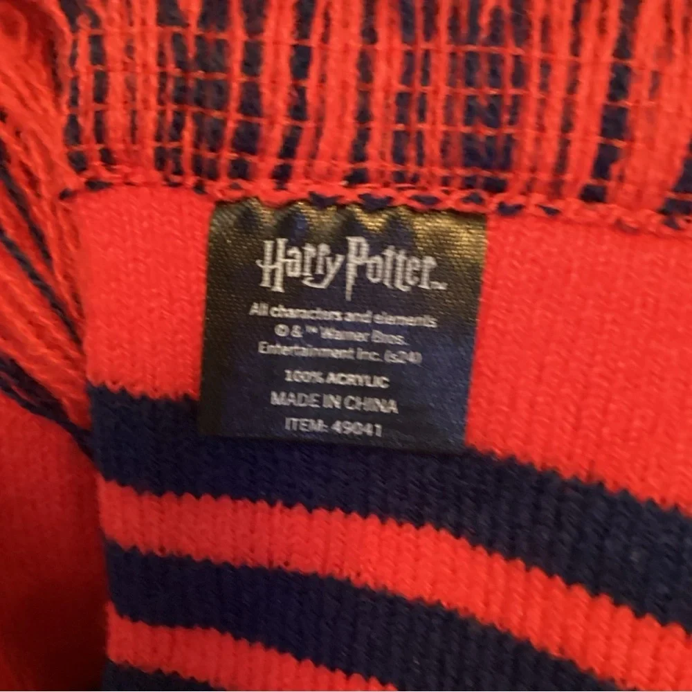Harry Potter / Louisville Baseball Reversible Scarf – Red & Navy